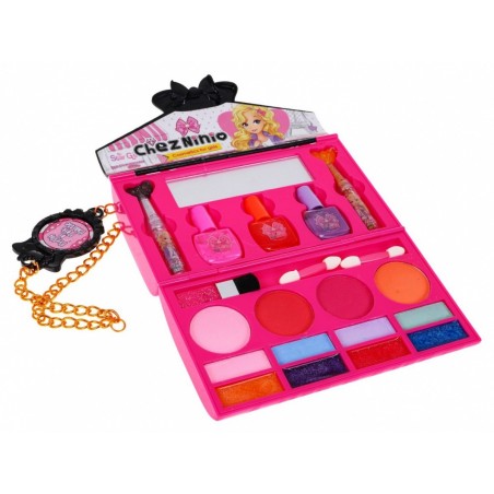Zestaw do makijażu Różowa torebka dla dzieci 5+ Kolorowe kosmetyki + akcesoria - 1