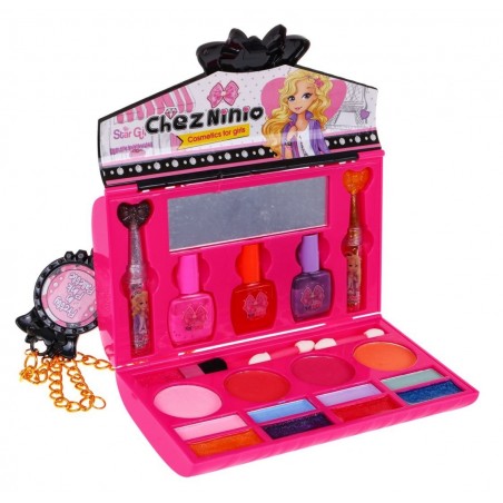 Zestaw do makijażu Różowa torebka dla dzieci 5+ Kolorowe kosmetyki + akcesoria - 2