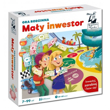 Planszowa gra edukacyjna "Mały inwestor" nauka przedsiębiorczości dla dzieci 7+ - 2