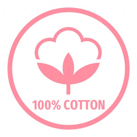 Babyboom okrycie kąpielowe ręcznik 85x85 cm Bawełna 100% Serduszka różowe - 4