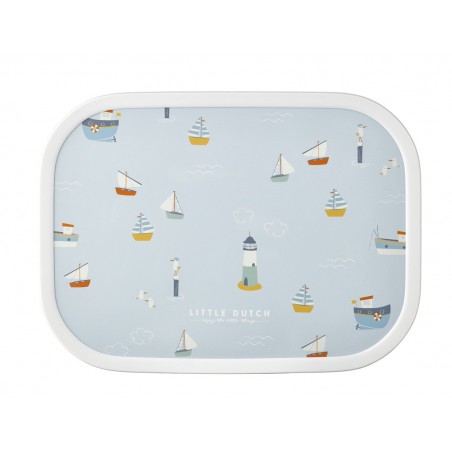 MEPAL Śniadaniówka Lunchbox dla dzieci Campus Little Dutch SAILORS BAY 750 ml - 1