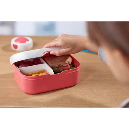 MEPAL Zestaw Śniadaniówka Lunchbox + Bidon dla dzieci Campus Różowy 107410178200 - 7