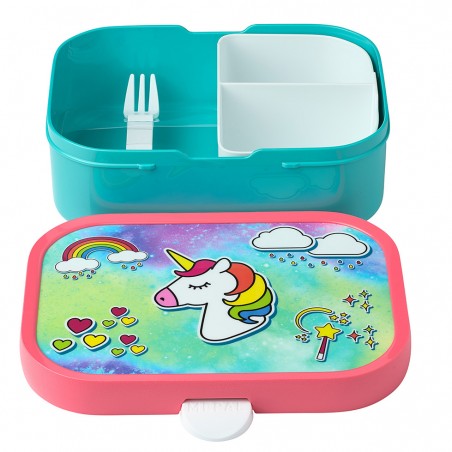 MEPAL Zestaw Śniadaniówka Lunchbox + Bidon dla dzieci Campus Unicorn 107410165377 - 2