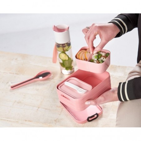 MEPAL Śniadaniówka Lunchbox Bento Midi dla dzieci Nordic Pink 900 ml - 2