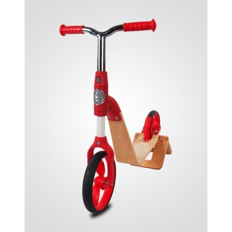 Sun Baby Rowerek biegowy i hulajnoga EVO 360° - czerwony - 4