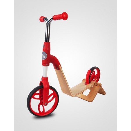 Sun Baby Rowerek biegowy i hulajnoga EVO 360° - czerwony - 5