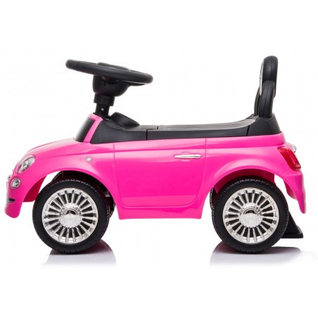 Sun Baby Jeździk pchacz chodzik Fiat 500 - Rosa różowy - 1
