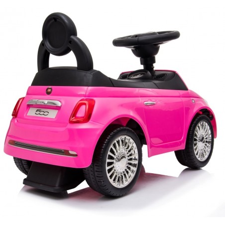 Sun Baby Jeździk pchacz chodzik Fiat 500 - Rosa różowy - 3