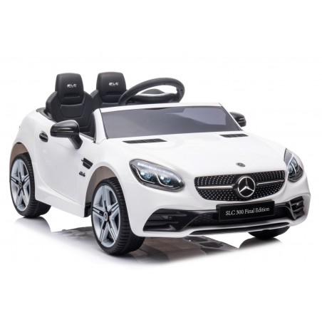 Sun Baby Jeździk na akumulator Mercedes BENZ SLC300 Cabrio dźwięki, światła, pilot - biały - 4