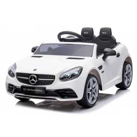 Sun Baby Jeździk na akumulator Mercedes BENZ SLC300 Cabrio dźwięki, światła, pilot - biały - 7