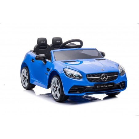 Sun Baby Jeździk na akumulator Mercedes BENZ SLC300 Cabrio dźwięki, światła, pilot - niebieski - 4