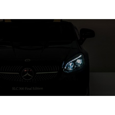 Sun Baby Jeździk na akumulator Mercedes BENZ SLC300 Cabrio dźwięki, światła, pilot - niebieski - 6