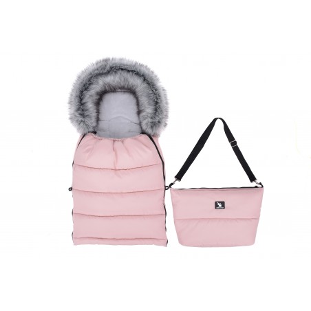 Cottonmoose Śpiworek Yukon Combi do wózka 3w1 Pink - 2