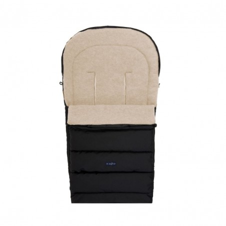 Zaffiro Śpiworek do wózka iGrow 4.0 Wełna Premium Czarny/Beż - 2