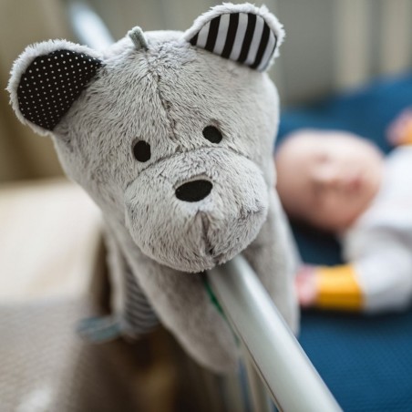 Whisbear Szumiący Miś Sensoryczny z funkcją CrySensor ARBUZ + Gryzak Julek - 2