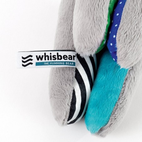 Whisbear Szumiący Miś Sensoryczny z funkcją CrySensor ARBUZ + Gryzak Julek - 4