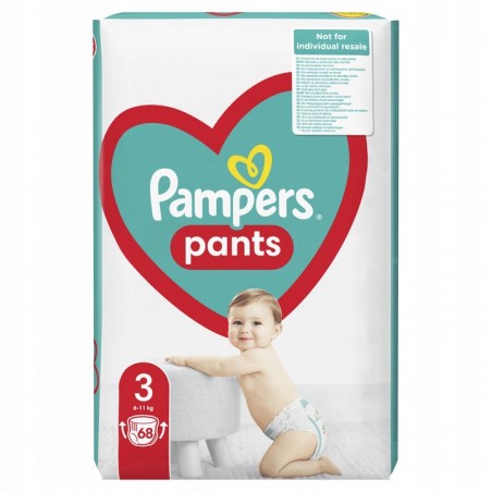 Pieluchomajtki Pampers 3 Premium Care Pants 6-11kg 204 szt. - 1