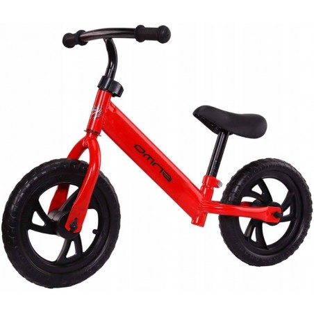Rowerek biegowy dla dzieci czerwony + kask + ochraniacze - 1