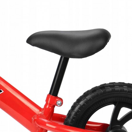 Rowerek biegowy dla dzieci czerwony + kask + ochraniacze - 2