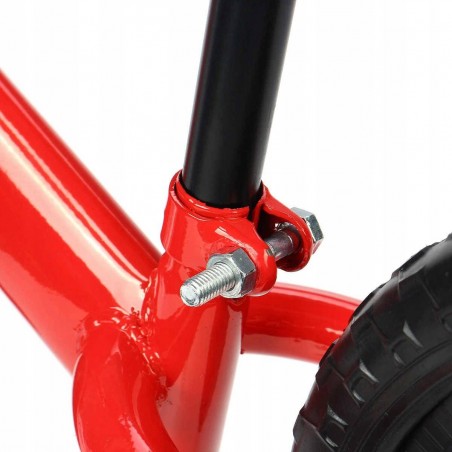 Rowerek biegowy dla dzieci czerwony + kask + ochraniacze - 3