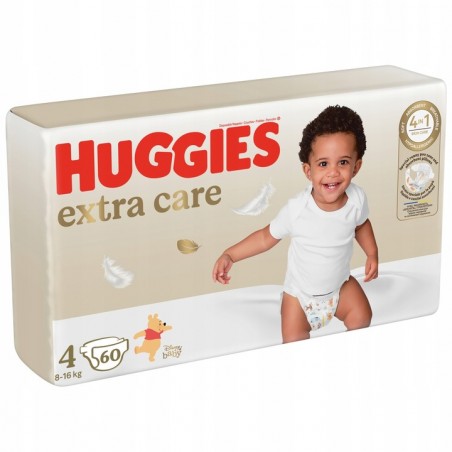 Pieluszki Huggies 4 extra care 8-16kg 180 szt. (zestaw 3x60) - 10