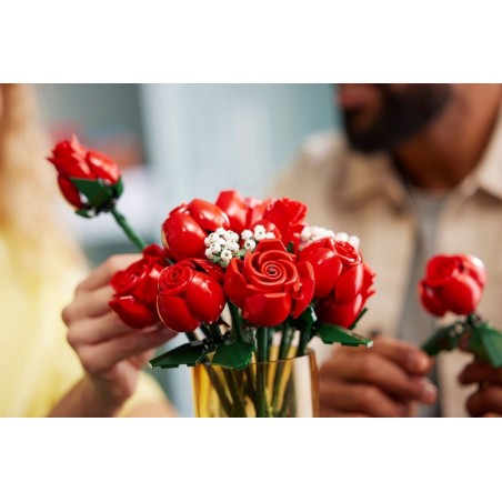 LEGO 10328 kwiaty bukiet róż róże na prezent - 2