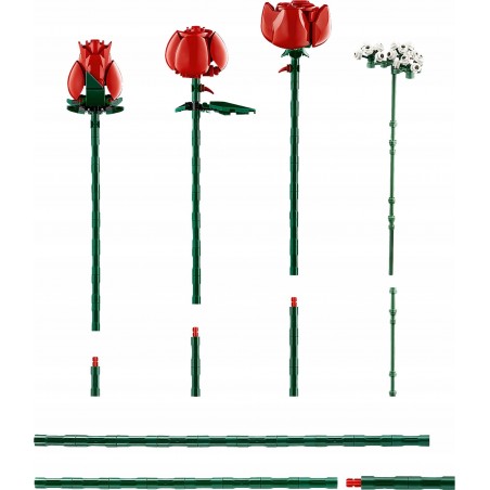 LEGO 10328 kwiaty bukiet róż róże na prezent - 3