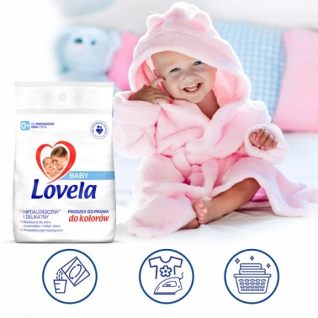 Lovela Baby Hipoalergiczny proszek do prania koloru dla dzieci 1,3 kg - 2