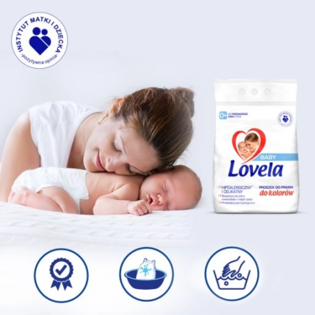 Lovela Baby Hipoalergiczny proszek do prania koloru dla dzieci 1,3 kg - 5