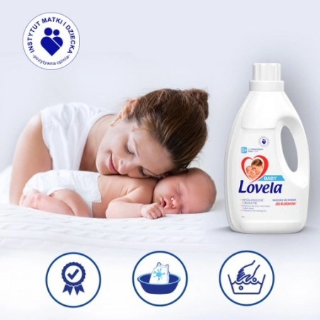 Lovela Baby Mleczko płyn do prania koloru dla niemowląt i dzieci 1,45 l - 3