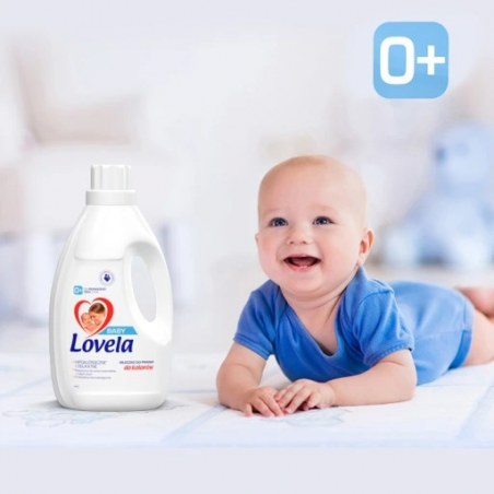 Lovela Baby Mleczko płyn do prania koloru dla niemowląt i dzieci 1,45 l - 2