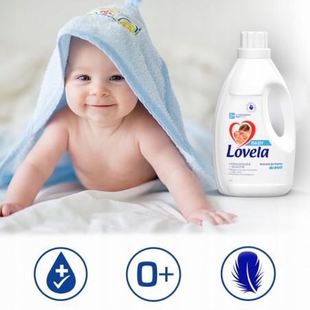 Lovela Baby Mleczko płyn do prania bieli dla niemowląt i dzieci 1,45 l - 2