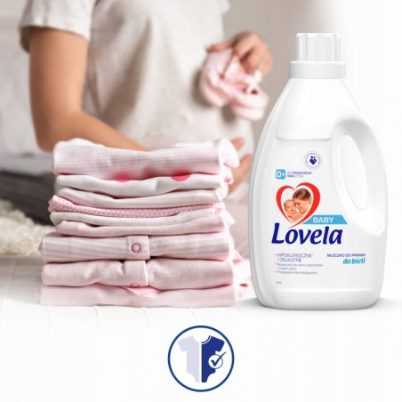 Lovela Baby Mleczko płyn do prania bieli dla niemowląt i dzieci 1,45 l - 4