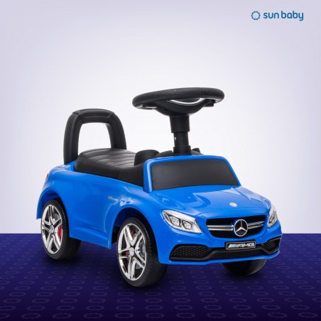 Sun Baby Jeździk pchacz chodzik samochód Mercedes Amg C63 Coupe niebieski - 4