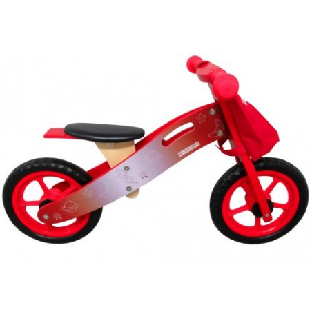 Ragil Rowerek biegowy R10 czerwony  drewniany R-Sport Koła EVA - 5