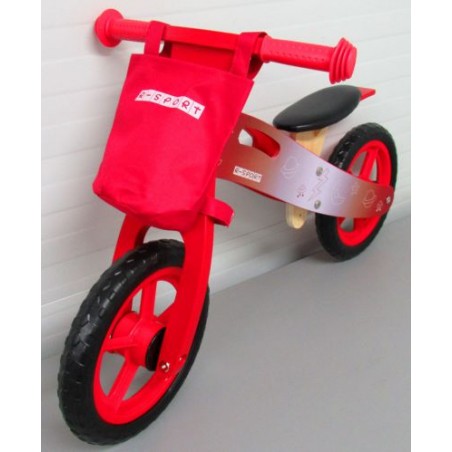 Ragil Rowerek biegowy R10 czerwony  drewniany R-Sport Koła EVA - 7