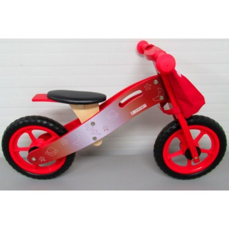 Ragil Rowerek biegowy R10 czerwony  drewniany R-Sport Koła EVA - 10