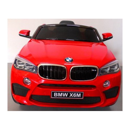 Ragil BMW X6M czerwony Miękkie koła Eva, miękki fotelik Licencja - 1