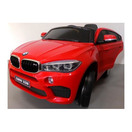 Ragil BMW X6M czerwony Miękkie koła Eva, miękki fotelik Licencja - 7