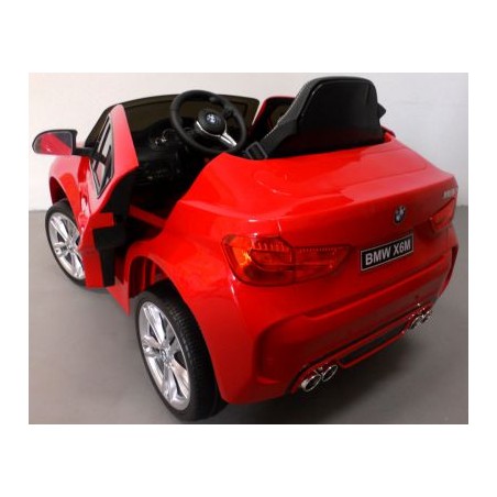 Ragil BMW X6M czerwony Miękkie koła Eva, miękki fotelik Licencja - 9