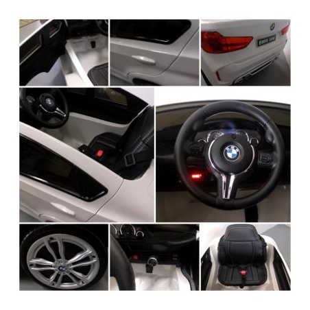 Ragil BMW X6M Biały Miękkie koła Eva, miękki fotelik Licencja - 9
