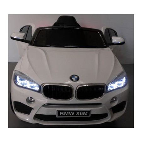 Ragil BMW X6M Biały Miękkie koła Eva, miękki fotelik Licencja - 11