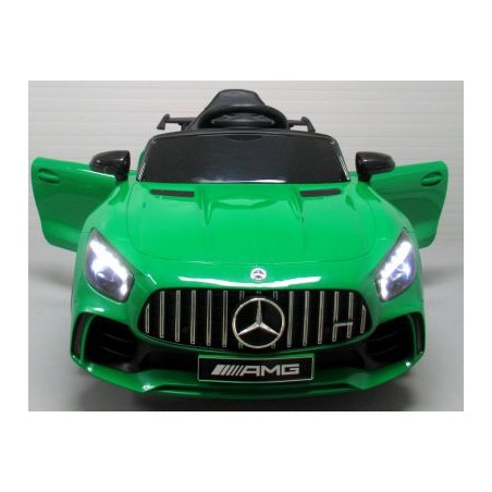 Ragil Mercedes GTR-S zielony  Miękkie koła Eva, miękki fotelik Licencja - 4