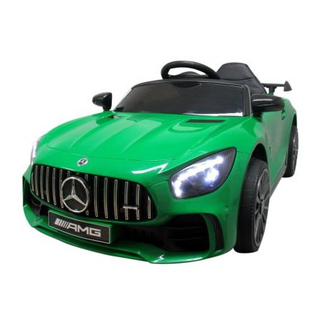 Ragil Mercedes GTR-S zielony  Miękkie koła Eva, miękki fotelik Licencja - 6