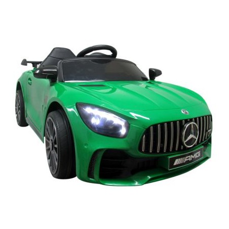 Ragil Mercedes GTR-S zielony  Miękkie koła Eva, miękki fotelik Licencja - 9
