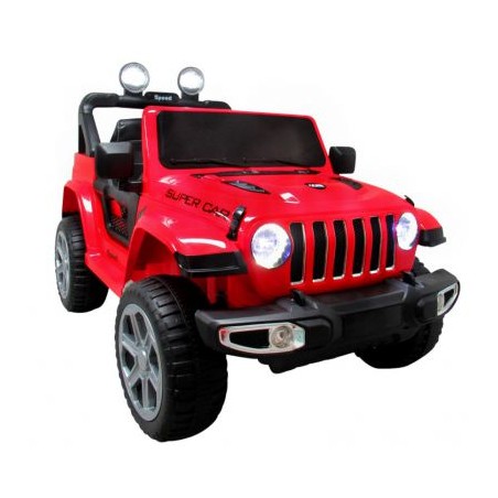 Ragil Duży Jeep X4 4x4  czerwony, Miękki Fotelik napęd na 4 koła Bujak - 1