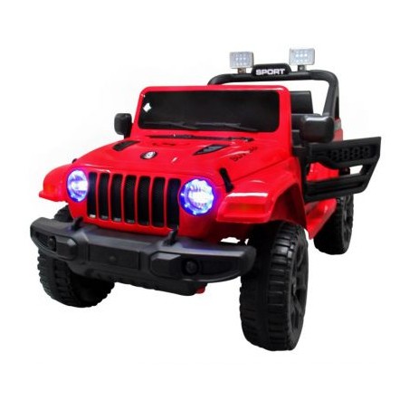 Ragil Duży Jeep X10 czerwony, 2 silniki BUJAK - 1
