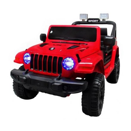 Ragil Duży Jeep X10 czerwony, 2 silniki BUJAK - 2