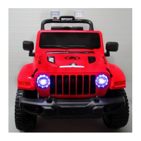 Ragil Duży Jeep X10 czerwony, 2 silniki BUJAK - 6