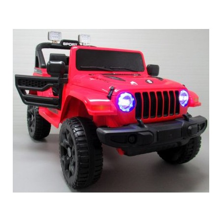 Ragil Duży Jeep X10 czerwony, 2 silniki BUJAK - 11